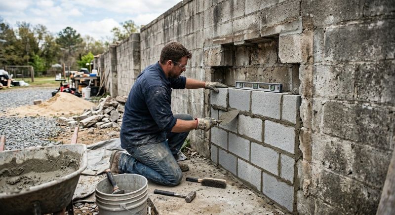 Block Wall Repair in Auburndale, FL