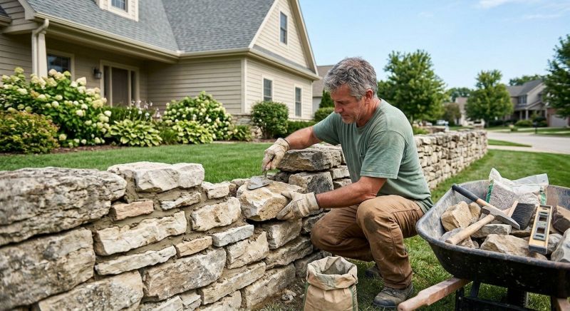 Brick Fence Repair in Lakeland, FL