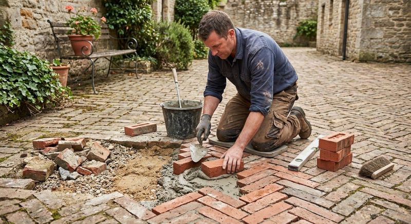 Brick Hardscape Repair in Lakeland, FL