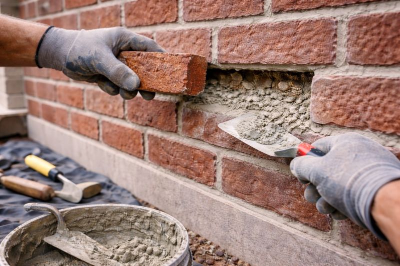 Brick Stairs Repair in Dover, FL