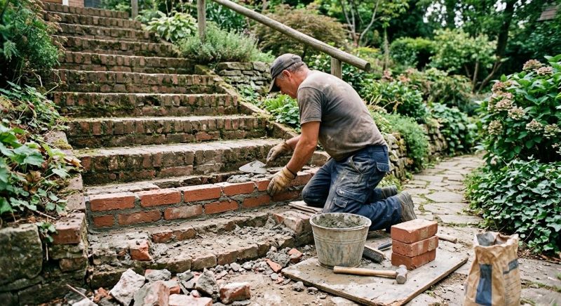 Brick Stairs Repair in Kathleen, FL