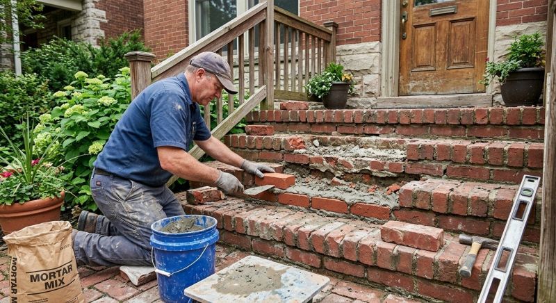 Brick Steps Repair in Lakeland, FL