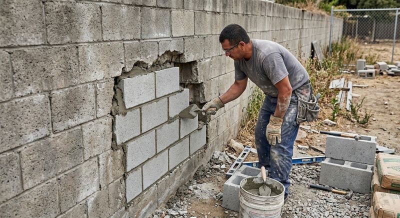 Cement Block Repair in Lakeland, FL