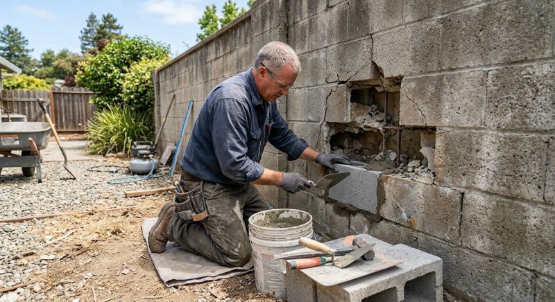 Concrete Block Repair in Auburndale, FL