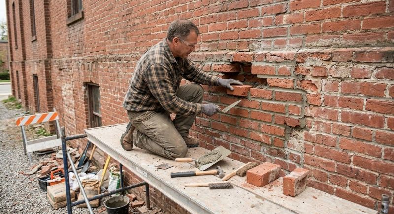 Porch Brick Repair in Lakeland, FL