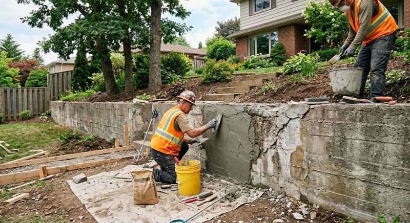 Retaining Wall Repair in Valrico, FL