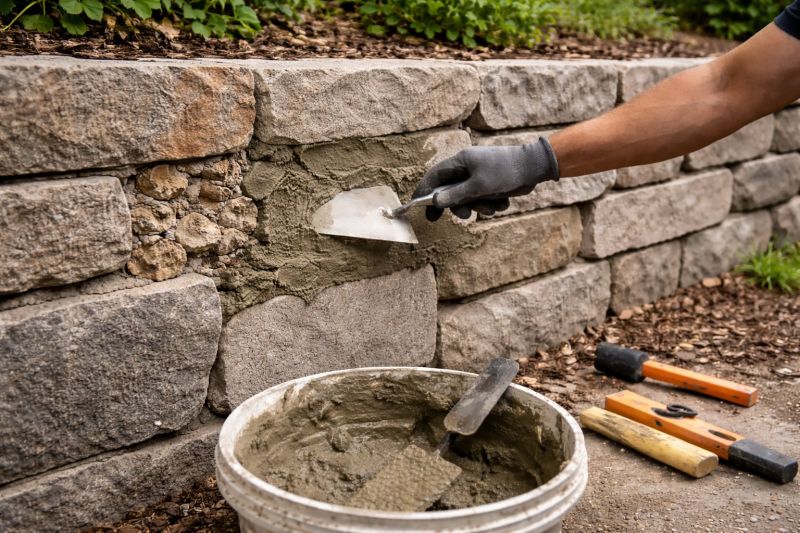 Rock Wall Repair in Lakeland, FL