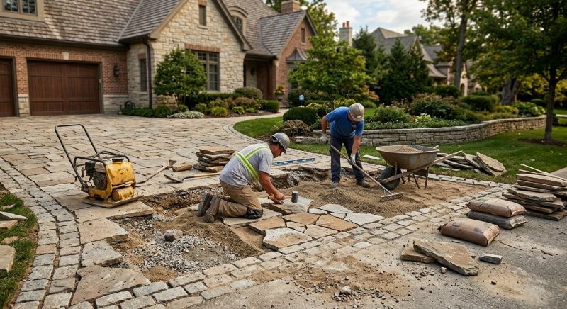 Stone Driveway Repair in Lakeland, FL