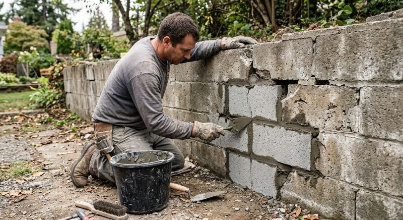 Stone Wall Repair in Hillsborough County, FL