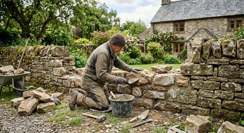 Stone Wall Repair in Polk County, FL